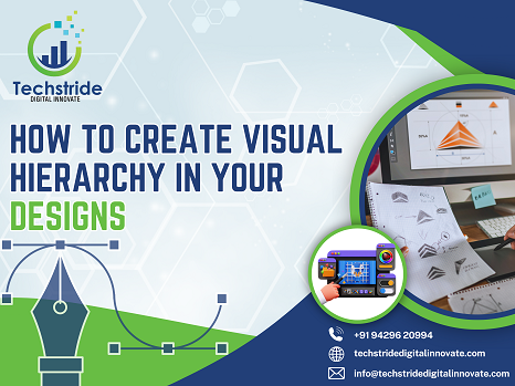 how to create visual hierarchy in your designs online