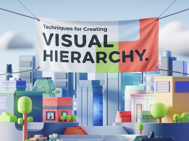 techniques for creating visual hierarchy elements