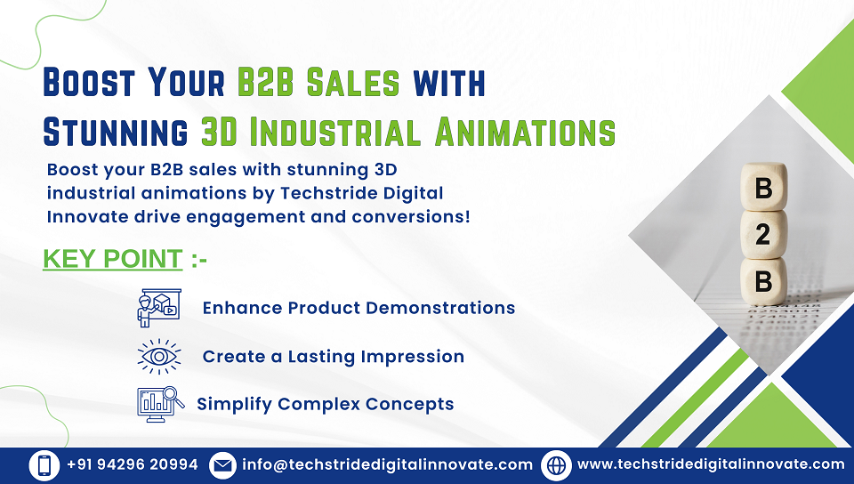 boost your b2b sales with stunning 3d industrial animation