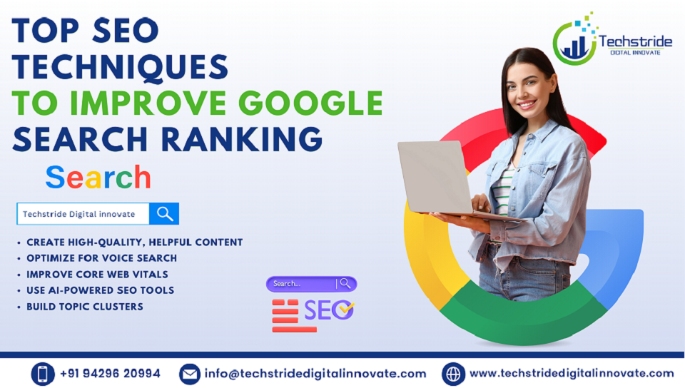 top seo techniques to improve google search ranking in india