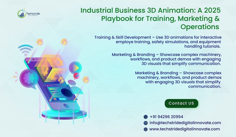 industrial business growth through innovative 3d animation